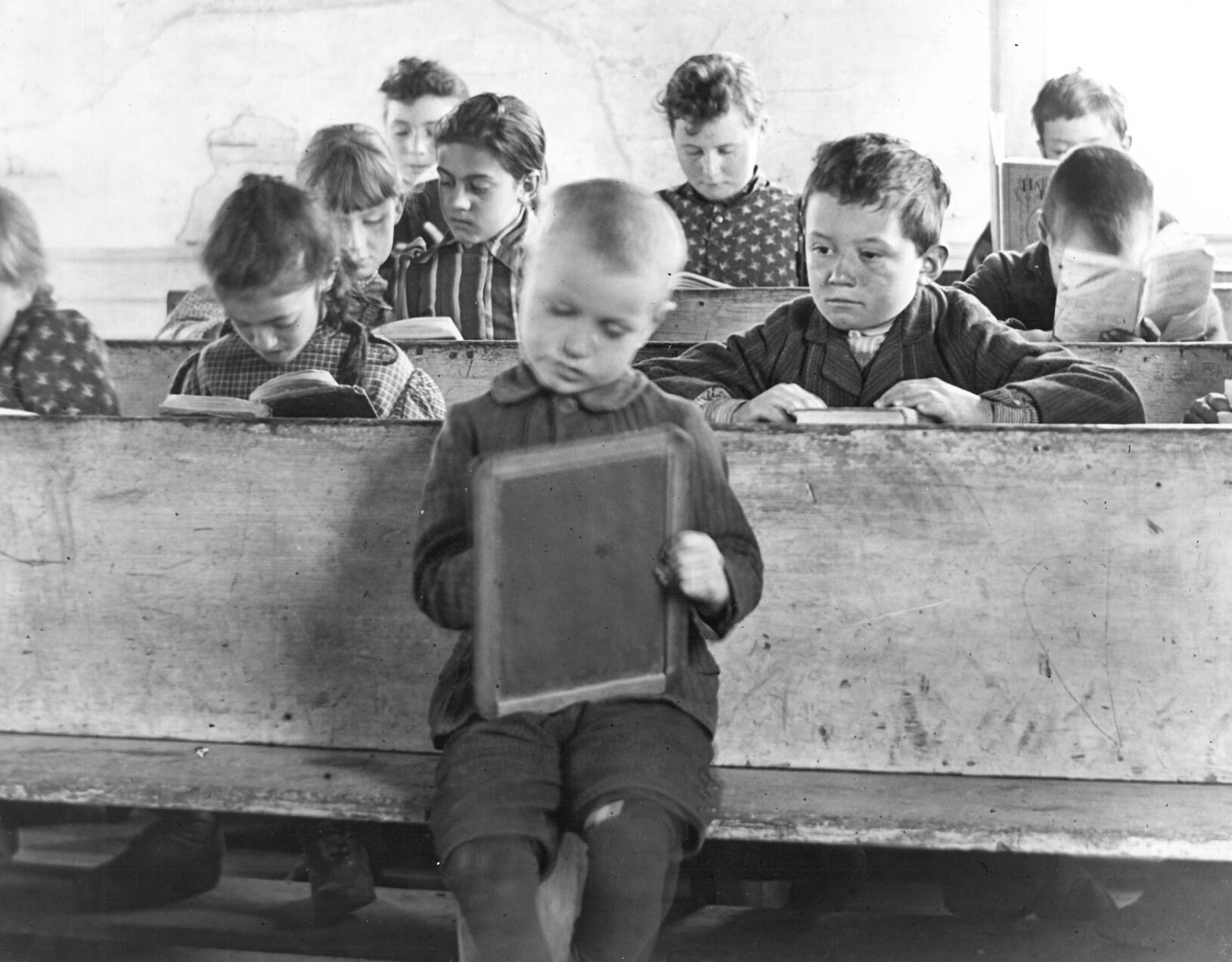 Spacing Out at School. Circa 1893